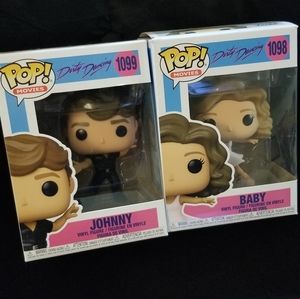 Funko Pop Movies Dirty Dancing Baby and Johnny set